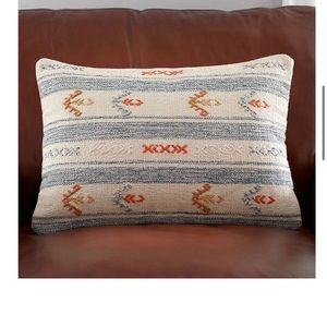 Eden Dhurrie Pottery Barn Lumbar Pillow Cover